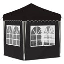 Pop-up Festtelt 195 x 195 x 245 cm Sort Oxford stof