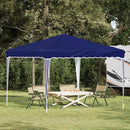 Pop-up Festtelt 288 x 288 x 245 cm Blå Oxford stof