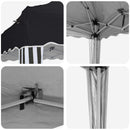 Pop-up Festtelt 288 x 288 x 245 cm Antracit Oxford stof