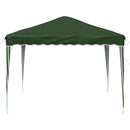 Pop-up Festtelt 288 x 288 x 245 cm Grøn Oxford stof