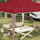 Pop-up Festtelt 288 x 288 x 245 cm Bordeaux Oxford stof