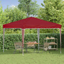 Pop-up Festtelt 288 x 288 x 245 cm Bordeaux Oxford stof