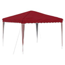 Pop-up Festtelt 288 x 288 x 245 cm Bordeaux Oxford stof