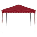 Pop-up Festtelt 288 x 288 x 245 cm Bordeaux Oxford stof