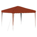 Pop-up Festtelt 288 x 288 x 245 cm Terrakotta Oxford stof