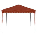 Pop-up Festtelt 288 x 288 x 245 cm Terrakotta Oxford stof