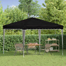 Pop-up Festtelt 288 x 288 x 245 cm Sort Oxford stof