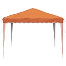 Pop-up Festtelt 288 x 288 x 245 cm Orange Oxford stof