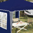 Pop-up Festtelt 288 x 288 x 245 cm Blå Oxford stof