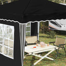 Pop-up Festtelt 288 x 288 x 245 cm Sort Oxford stof