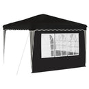 Pop-up Festtelt 288 x 288 x 245 cm Sort Oxford stof
