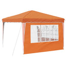 Pop-up Festtelt 288 x 288 x 245 cm Orange Oxford stof
