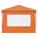 Pop-up Festtelt 288 x 288 x 245 cm Orange Oxford stof