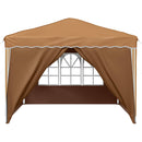 Pop-up Festtelt 288 x 288 x 245 cm Beige Oxford stof
