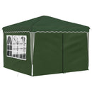 Pop-up Festtelt 288 x 288 x 245 cm Grøn Oxford stof