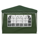Pop-up Festtelt 288 x 288 x 245 cm Grøn Oxford stof