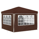 Pop-up Festtelt 288 x 288 x 245 cm Brun Oxford stof