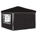 Pop-up Festtelt 288 x 288 x 245 cm Sort Oxford stof