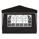 Pop-up Festtelt 288 x 288 x 245 cm Sort Oxford stof