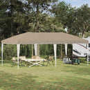 Pop-up Festtelt 575 x 290 x 245 cm Cremefarvet