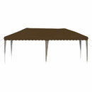 Pop-up Festtelt 575 x 290 x 245 cm Gråbrun