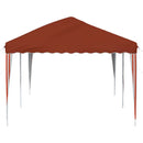 Pop-up Festtelt 575 x 290 x 245 cm Terrakotta