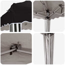 Pop-up Festtelt 575 x 290 x 245 cm Sort