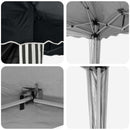 Pop-up Festtelt 575 x 289 x 245 cm Antracit