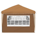 Pop-up Festtelt 575 x 289 x 245 cm Beige