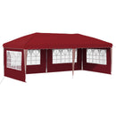 Pop-up Festtelt 575 x 289 x 245 cm Bordeaux