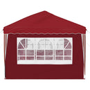 Pop-up Festtelt 575 x 289 x 245 cm Bordeaux