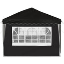 Pop-up Festtelt 575 x 289 x 245 cm Sort