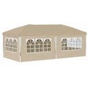 Pop-up Festtelt 575 x 288 x 245 cm Cremefarvet