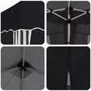 Pop-up Festtelt 575 x 288 x 245 cm Antracit