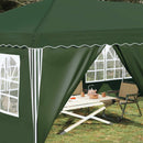 Pop-up Festtelt 575 x 288 x 245 cm Grøn