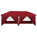 Pop-up Festtelt 575 x 288 x 245 cm Bordeaux