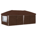 Pop-up Festtelt 575 x 288 x 245 cm Brun