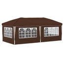 Pop-up Festtelt 575 x 288 x 245 cm Brun