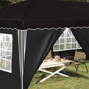 Pop-up Festtelt 575 x 288 x 245 cm Sort