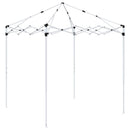 Pop-up Festtelt 194 x 194 x 245 cm Cremefarvet