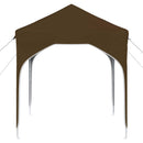 Pop-up Festtelt 194 x 194 x 245 cm Gråbrun