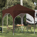 Pop-up Festtelt 194 x 194 x 245 cm Brun