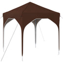 Pop-up Festtelt 194 x 194 x 245 cm Brun