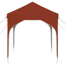 Pop-up Festtelt 194 x 194 x 245 cm Terrakotta