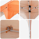 Pop-up Festtelt 194 x 194 x 245 cm Orange