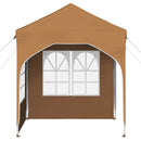 Pop-up Festtelt 192 x 192 x 245 cm Beige