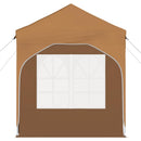 Pop-up Festtelt 192 x 192 x 245 cm Beige