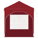 Pop-up Festtelt 192 x 192 x 245 cm Bordeaux