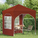 Pop-up Festtelt 192 x 192 x 245 cm Terrakotta
