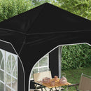 Pop-up Festtelt 192 x 192 x 245 cm Sort